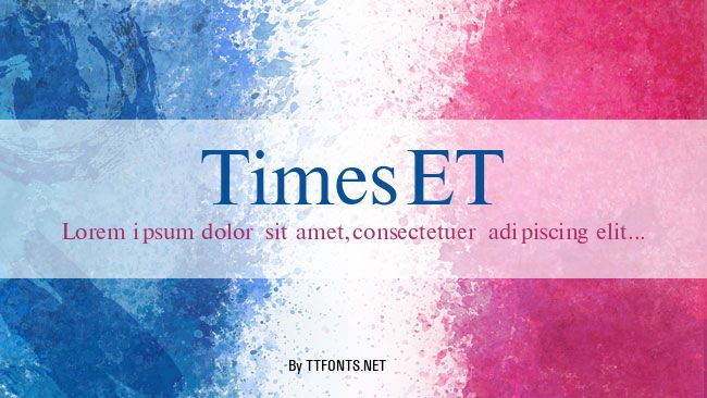 TimesET example