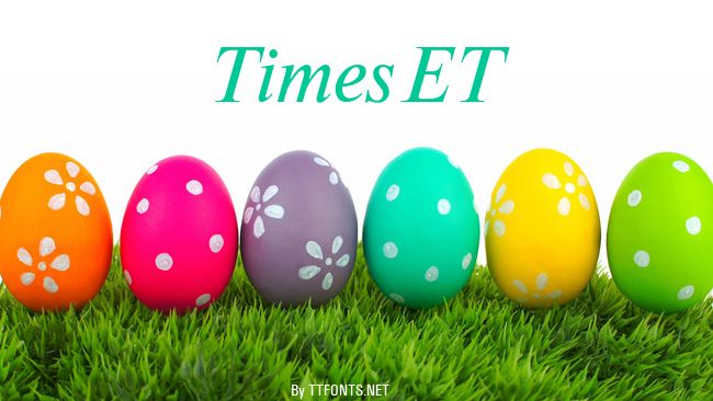 TimesET example
