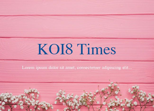 KOI8 Times example