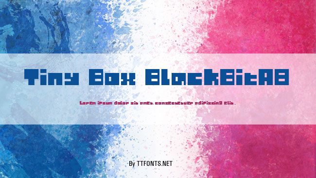 Tiny Box BlackBitA8 example