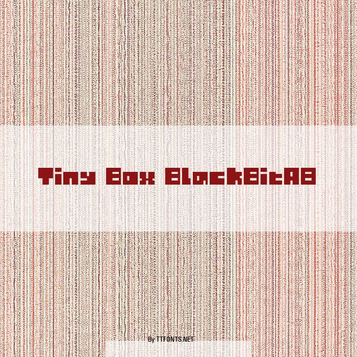 Tiny Box BlackBitA8 example