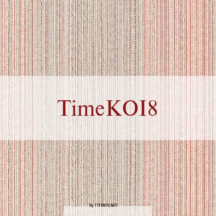 TimeKOI8 example