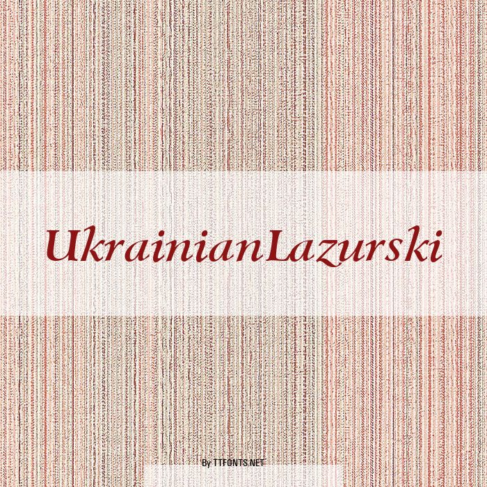 UkrainianLazurski example