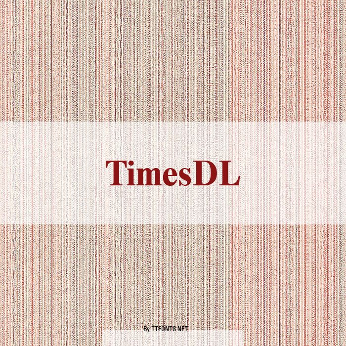 TimesDL example