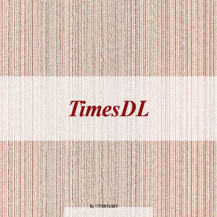 TimesDL example