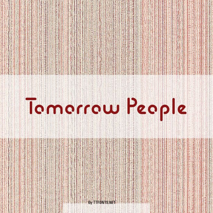 Tomorrow People example