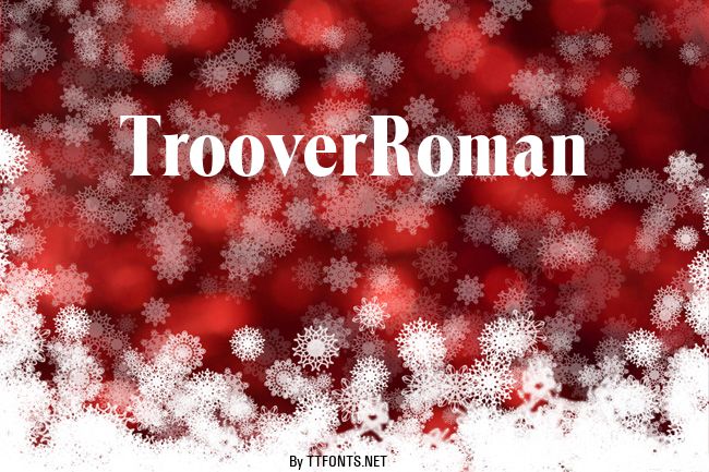 TrooverRoman example
