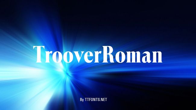 TrooverRoman example