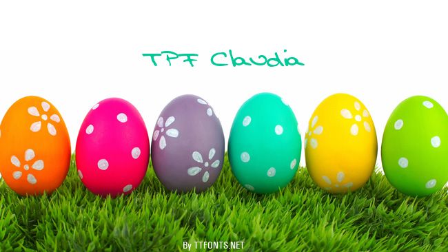 TPF  Claudia example