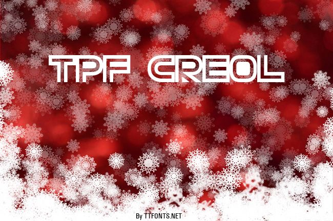 TPF Creol example