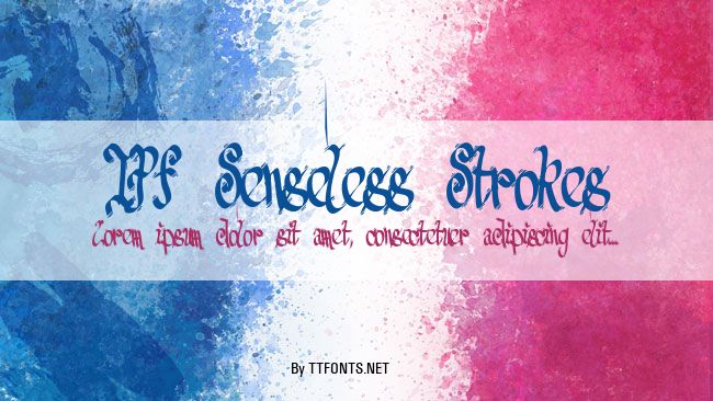 TPF Senseless Strokes example