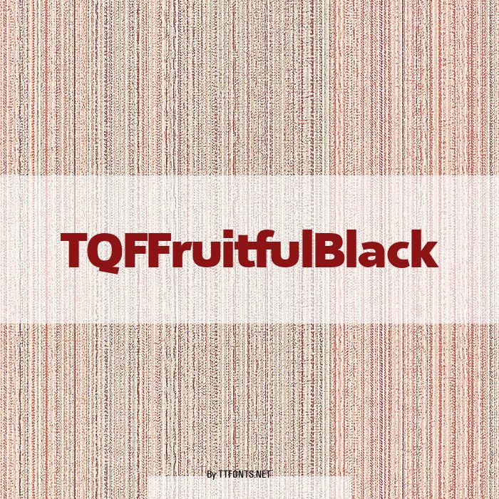TQF_FruitfulBlack example