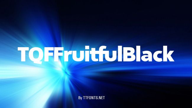 TQF_FruitfulBlack example