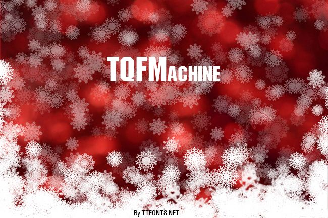 TQF_Machine example