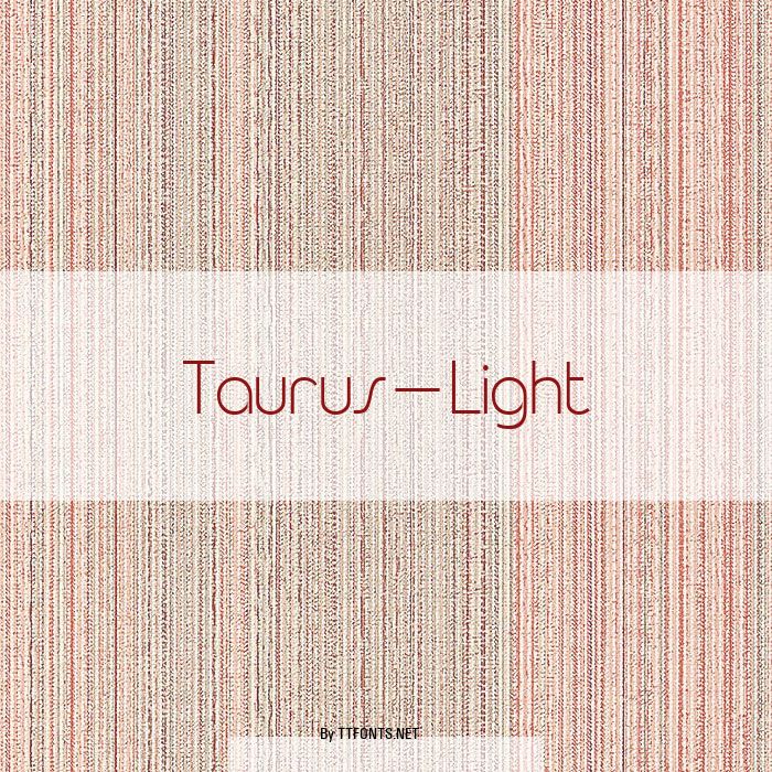 Taurus-Light example