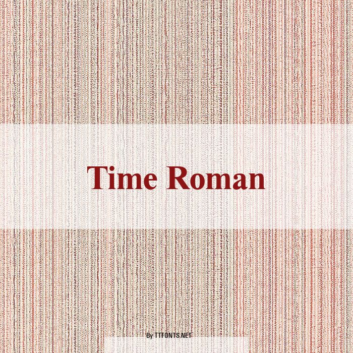 Time Roman example