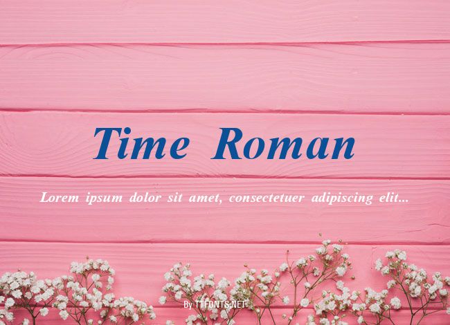 Time Roman example