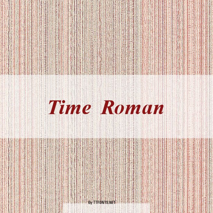 Time Roman example