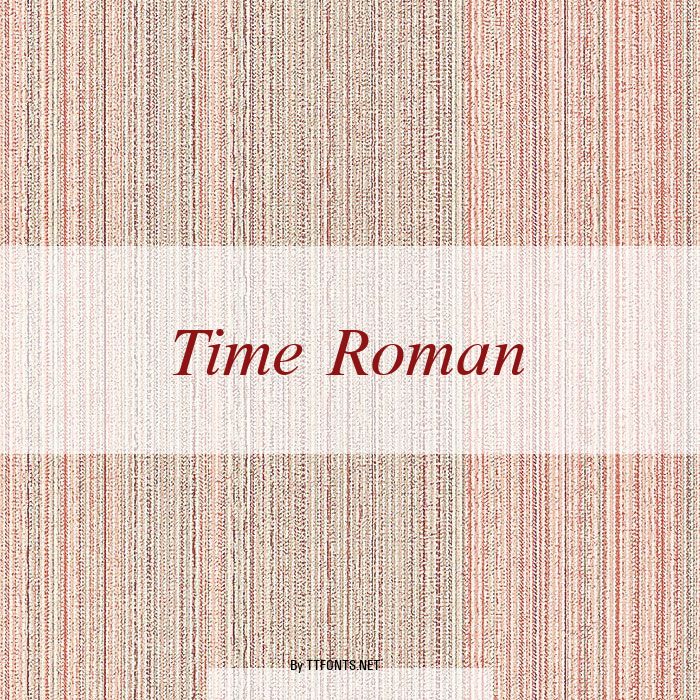 Time Roman example