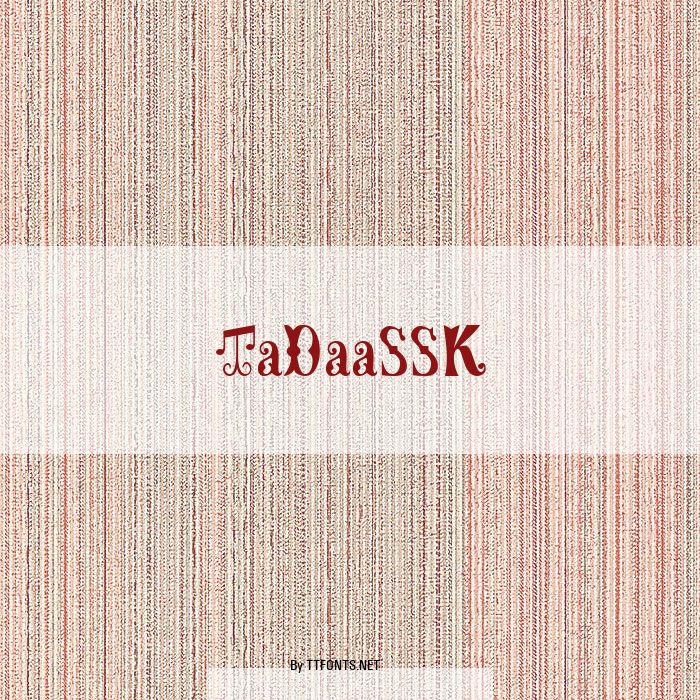 TaDaaSSK example
