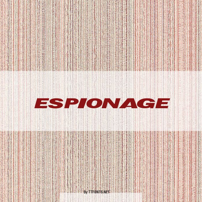 Espionage example