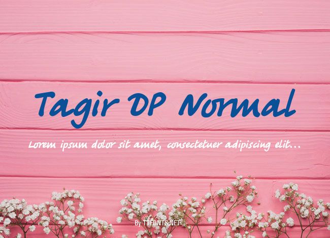 Tagir DP Normal example