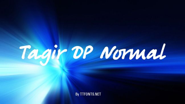 Tagir DP Normal example