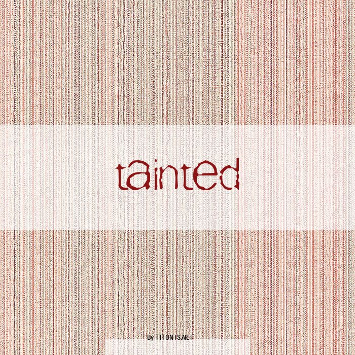 Tainted example