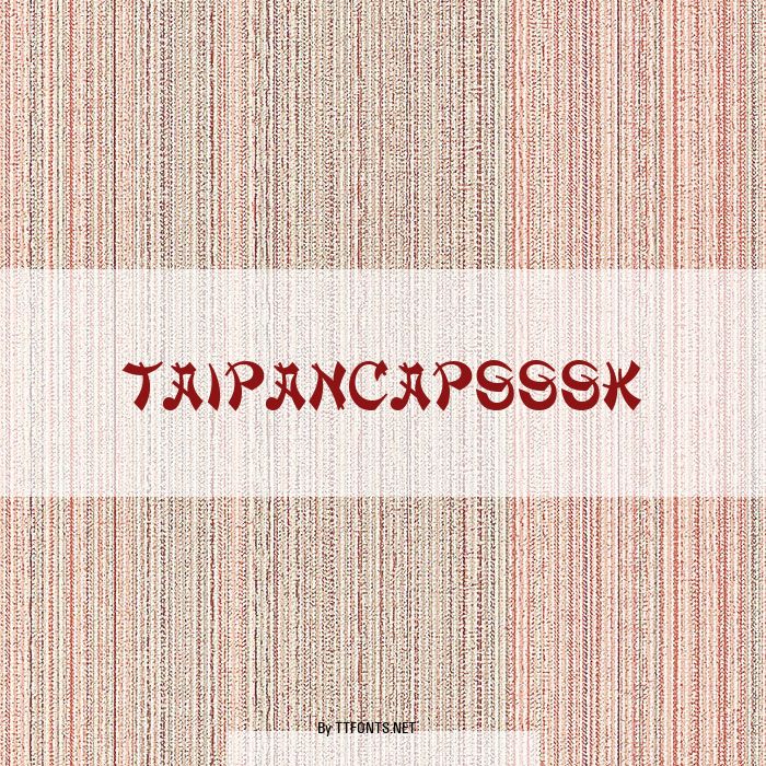 TaipanCapsSSK example