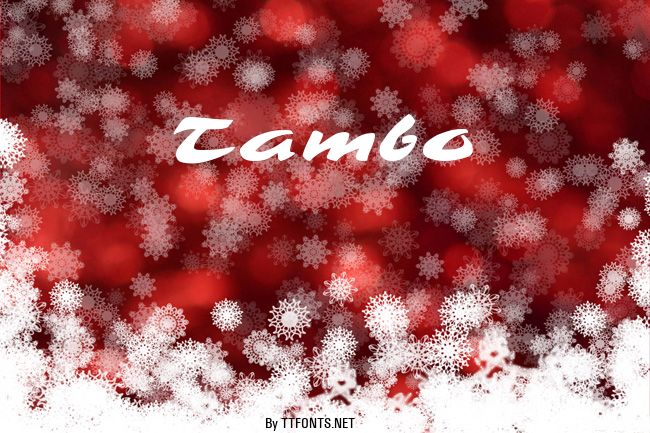 Tambo example