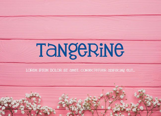 Tangerine example