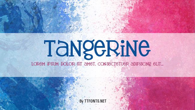 Tangerine example