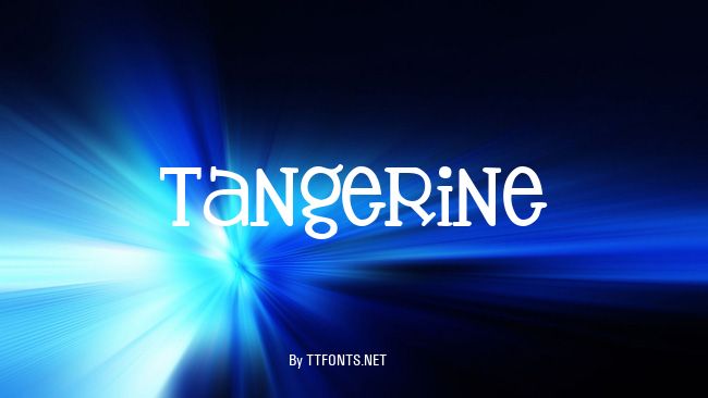 Tangerine example