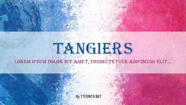 Tangiers example