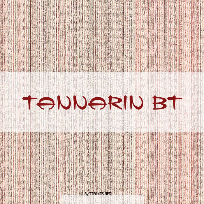 Tannarin BT example