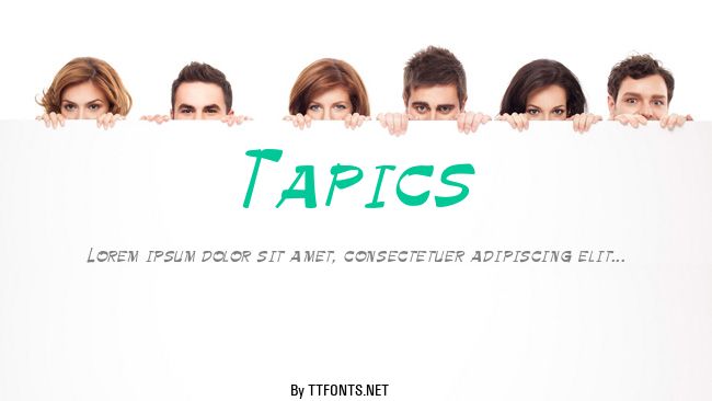 Tapics example