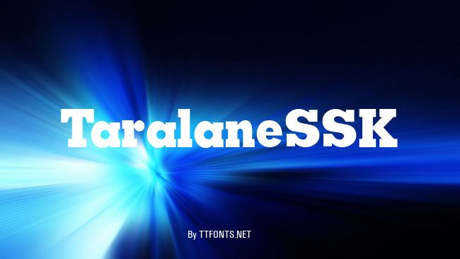 TaralaneSSK example