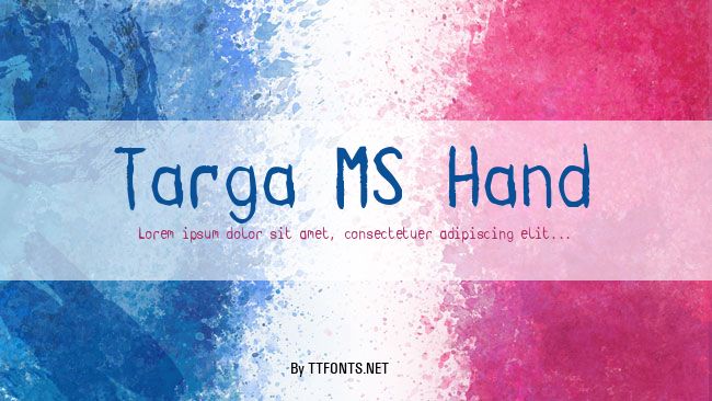 Targa MS Hand example