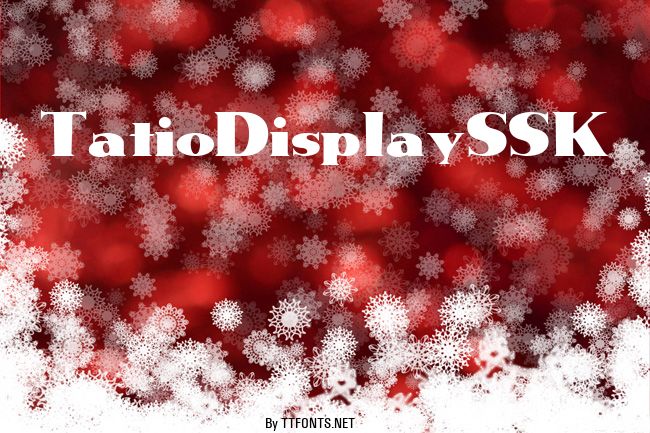 TatioDisplaySSK example