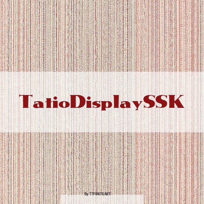TatioDisplaySSK example