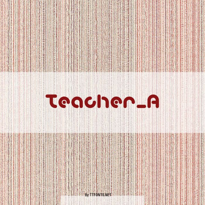 Teacher_A example