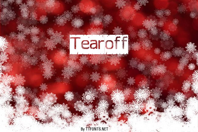 Tearoff example
