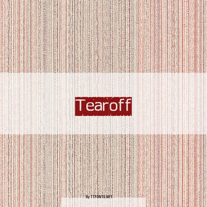 Tearoff example