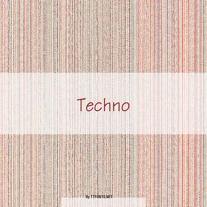 Techno example