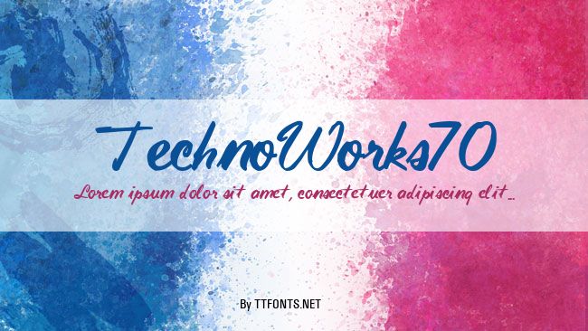 TechnoWorks70 example