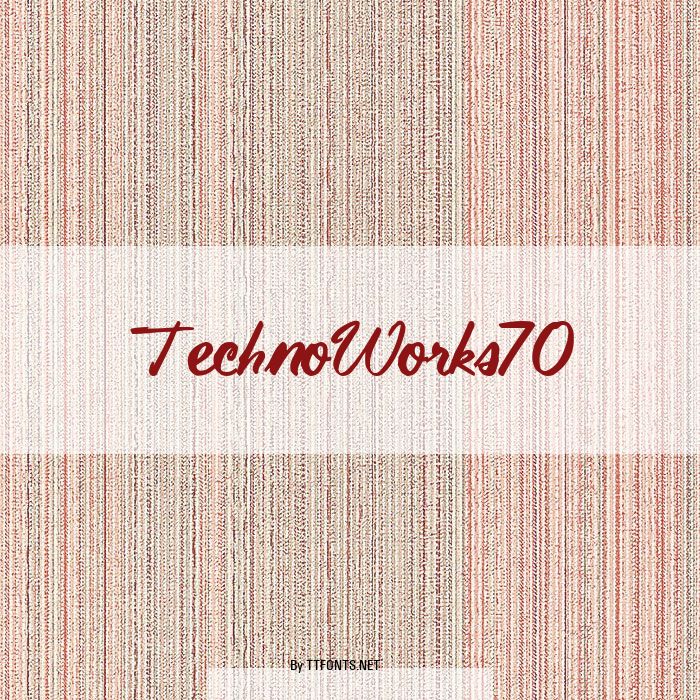 TechnoWorks70 example