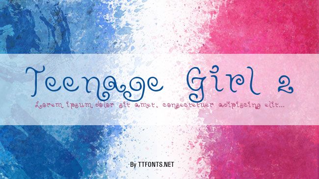 Teenage Girl 2 example