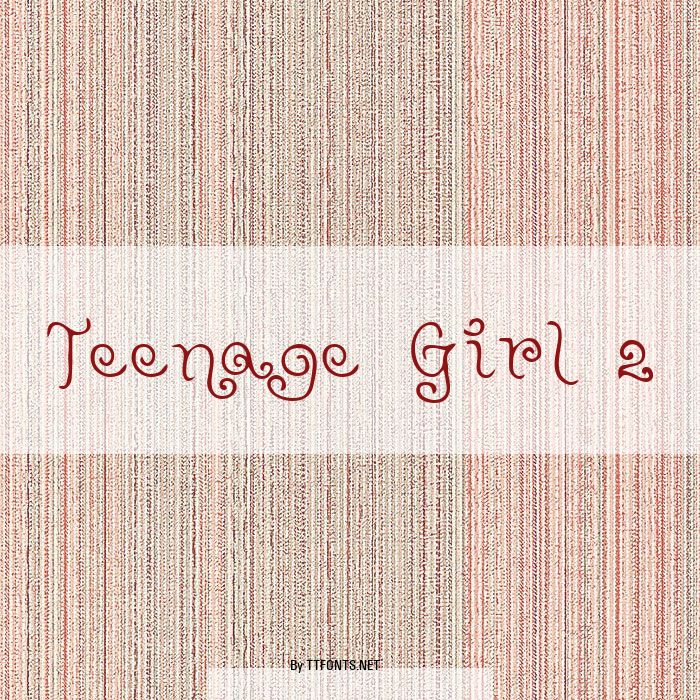 Teenage Girl 2 example