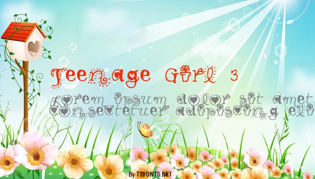 Teenage Girl 3 example