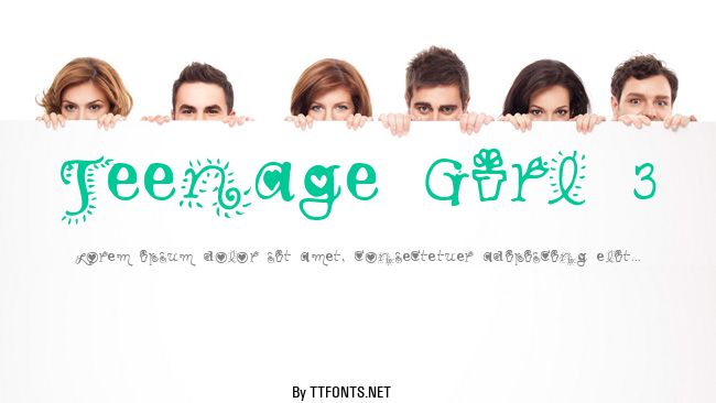 Teenage Girl 3 example